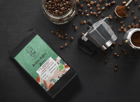 Arabica Roasted Coffee Beans 900g - Image 2